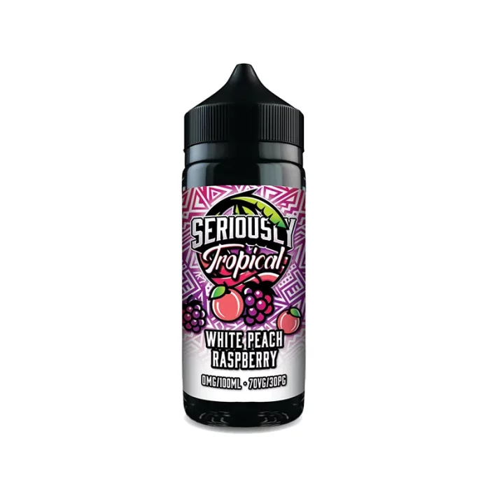 Seriously Tropical Shortfill White Peach Raspberry | Guardian Vape Shop