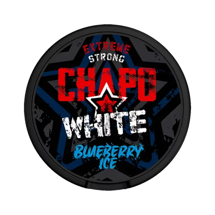 Chapo White Nicotine Pouches Strong Blueberry Ice | Guardian Vape Shop