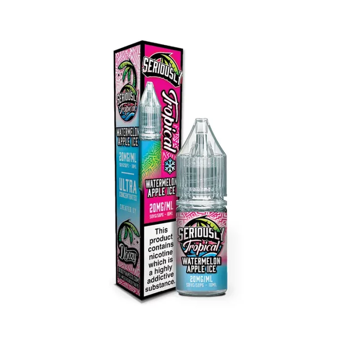 Seriously Tropical Nic Salt E-liquids Watermelon Apple Ice | Guardian Vape Shop