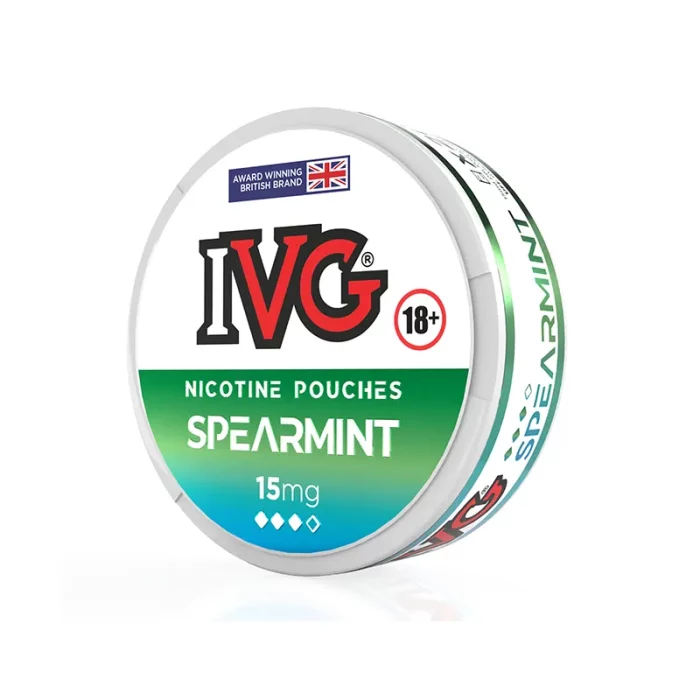 IVG Nicotine Pouches 15mg Spearmint | Guardian Vape Shop