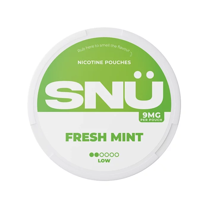 SNU Nicotine Pouches 9mg Fresh Mint | Guardian Vape Shop