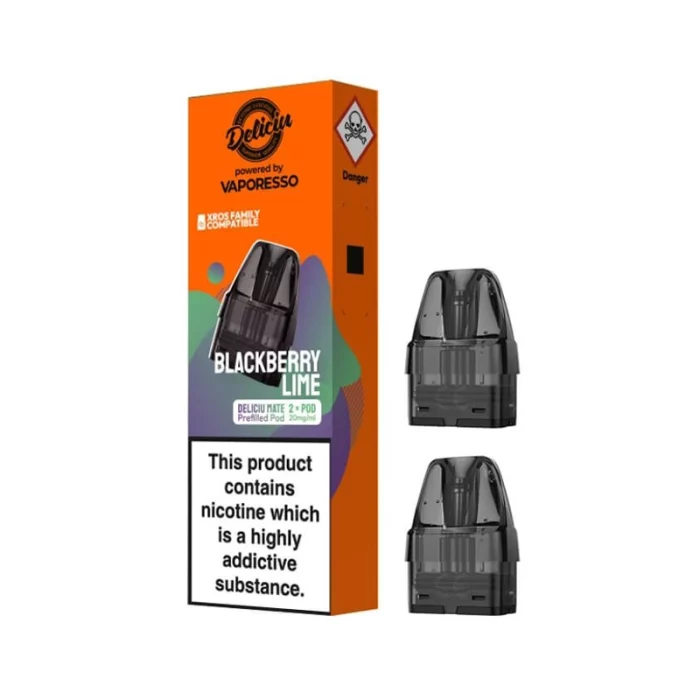 Vaporesso Deliciu Mate Pods Prefilled Blackberry Lime | Guardian Vape Shop