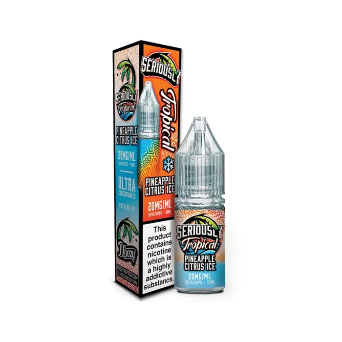 Seriously Tropical Nic Salt E-liquids Pineapple Citrus Ice | Guardian Vape Shop