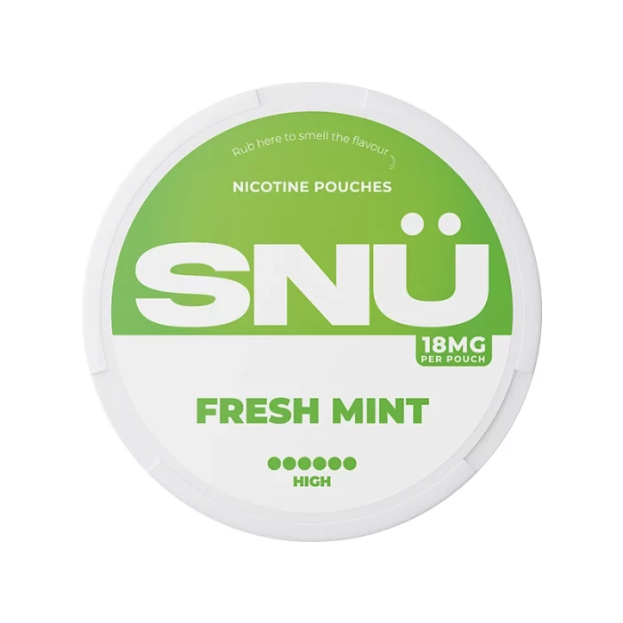 SNU Nicotine Pouches 18mg Fresh Mint | Guardian Vape Shop