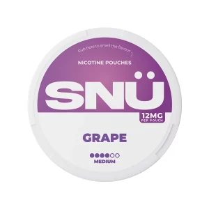SNU Nicotine Pouches 12mg Grape | Guardian Vape Shop