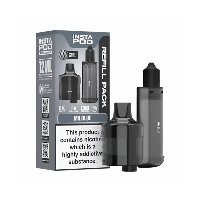 Instapod 6000 Pods Prefilled Vape Mr Blue | Guardian Vape Shop
