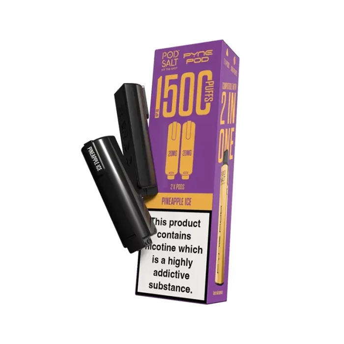 Pyne 2 in 1 Pods Prefilled 1500 Puff Pineapple Ice | Guardian Vape Shop