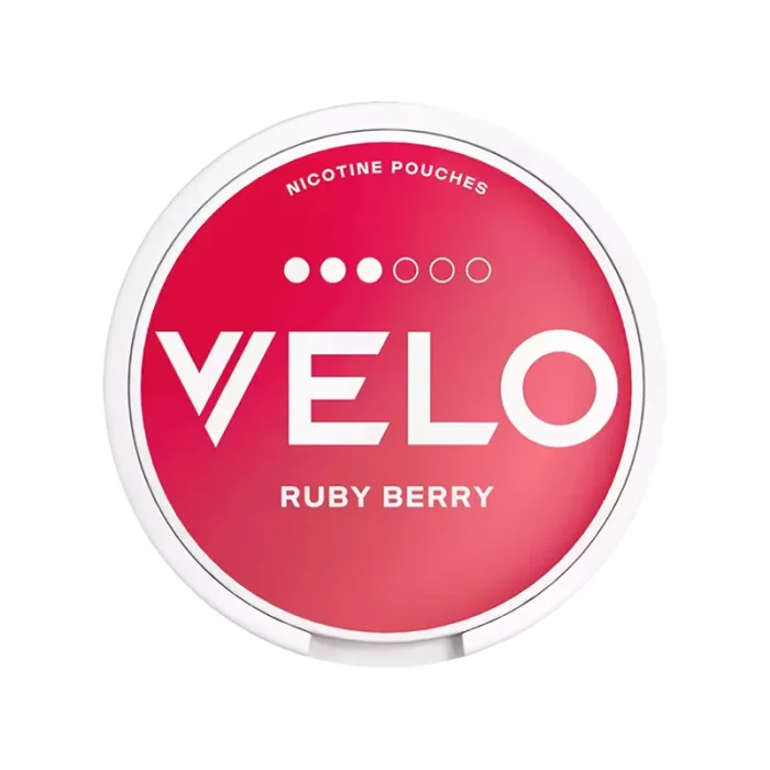 Velo Slim Nicotine Pouches 10mg Ruby Berry | Guardian Vape Shop