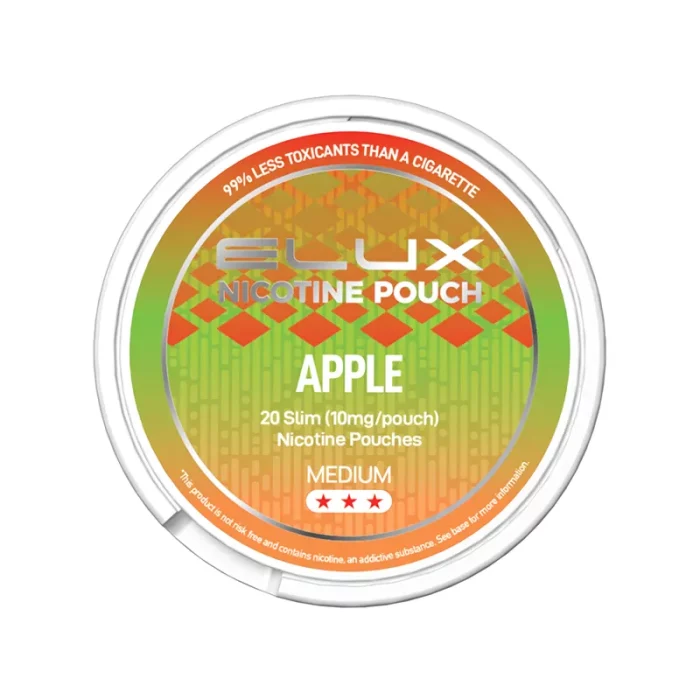Elux Nicotine Pouches 10mg Apple | Guardian Vape Shop