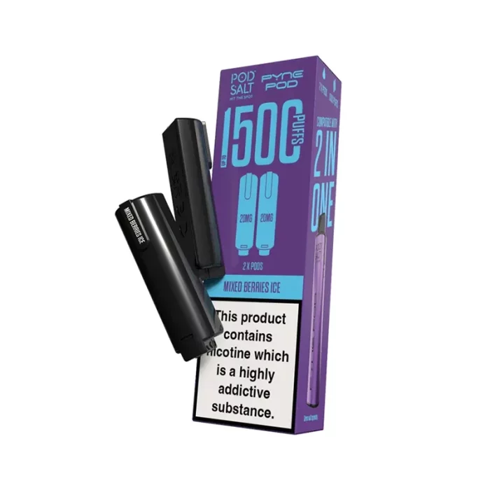 Pyne 2 in 1 Pods Prefilled 1500 Puff Mixed Berries Ice | Guardian Vape Shop