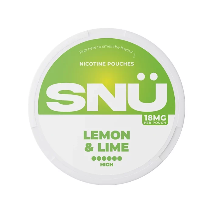 SNU Nicotine Pouches 18mg Lemon Lime | Guardian Vape Shop