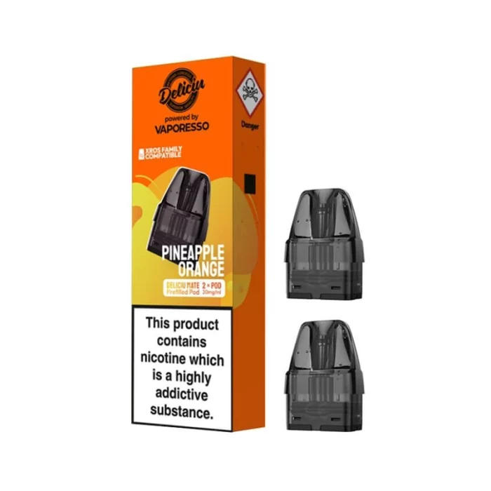 Vaporesso Deliciu Mate Pods Prefilled Pineapple Orange | Guardian Vape Shop