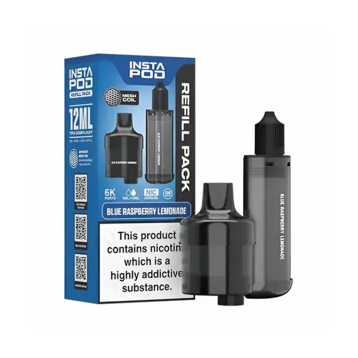 Instapod 6000 Pods Prefilled Vape Blue Raspberry Lemonade | Guardian Vape Shop