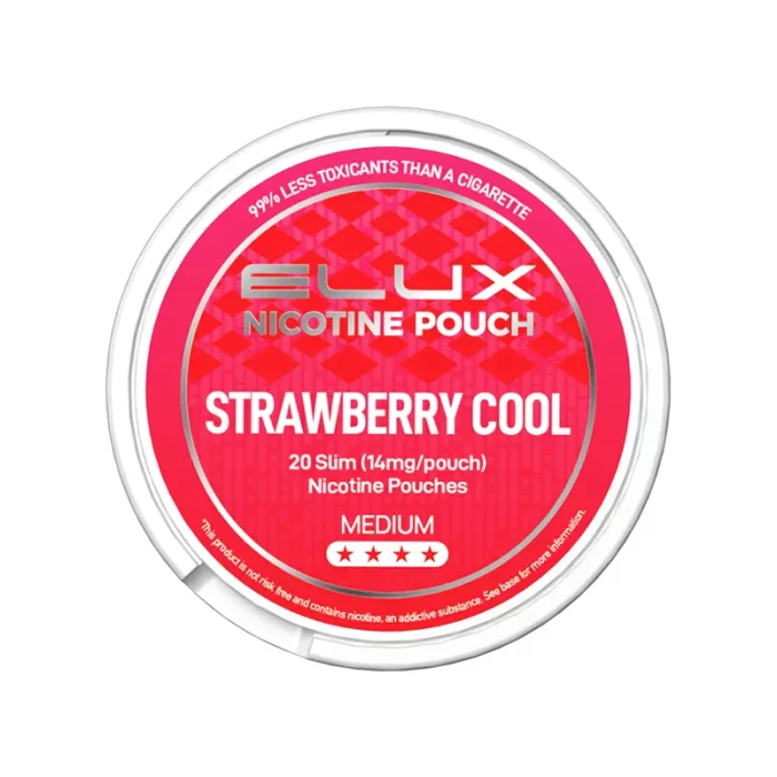 Elux Nicotine Pouches 14mg Strawberry Cool | Guardian Vape Shop