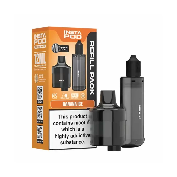 Instapod 6000 Pods Prefilled Vape Banana Ice | Guardian Vape Shop