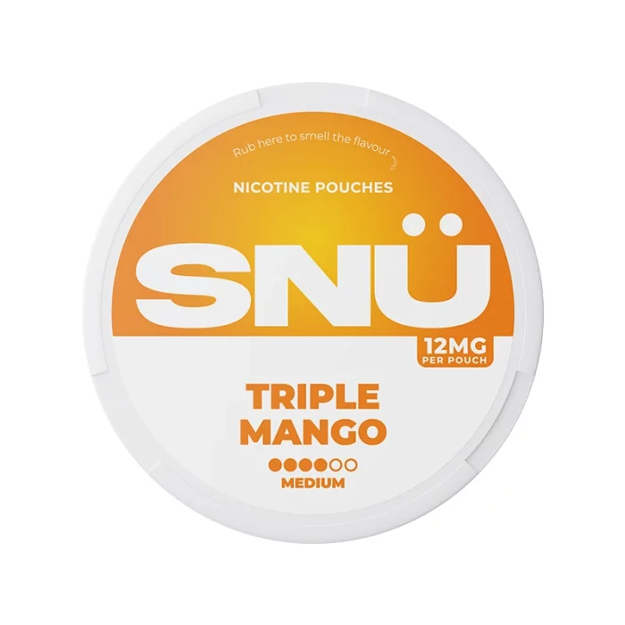 SNU Nicotine Pouches 12mg Triple Mango | Guardian Vape Shop