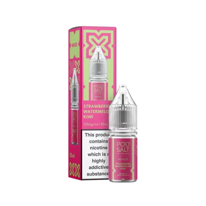 Pod Salt Nexus Nic Salt E-Liquids Strawberry Watermelon Kiwi | Guardian Vape Shop
