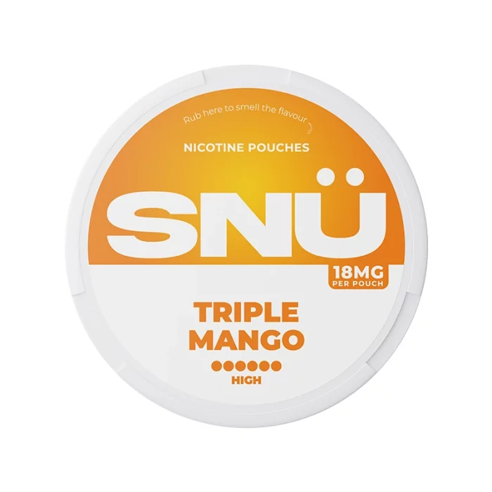 SNU Nicotine Pouches 18mg Triple Mango | Guardian Vape Shop