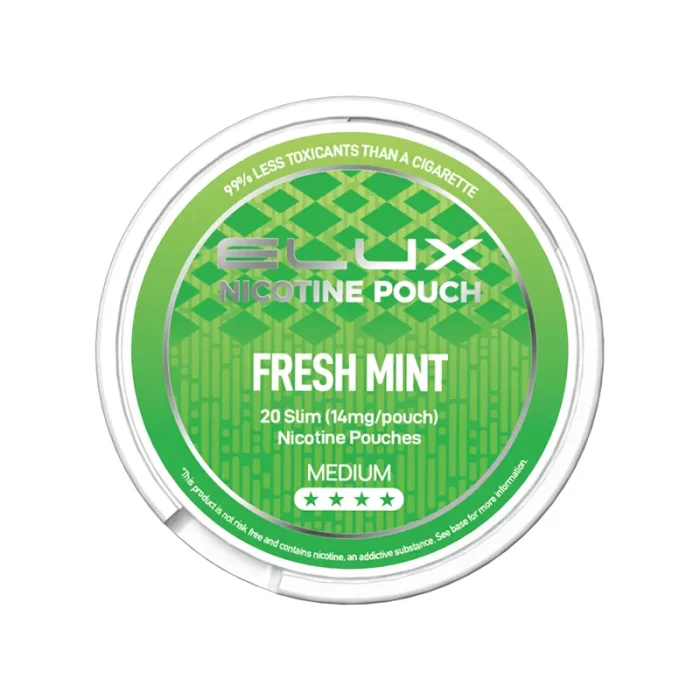 Elux Nicotine Pouches 14mg Fresh Mint | Guardian Vape Shop