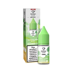 Crystal Clear Nic Salts E-Liquid Tropical Kiwi Blast | Guardian Vape Shop