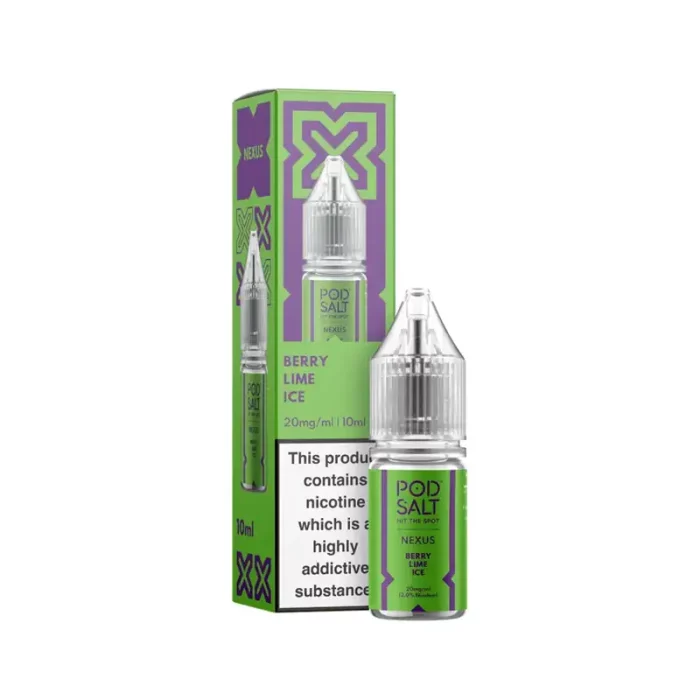 Pod Salt Nexus Nic Salt E-Liquids Berry lime Ice | Guardian Vape Shop