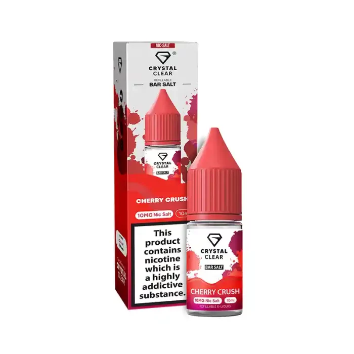 Crystal Clear Nic Salts E-Liquid Cherry Crush | Guardian Vape Shop
