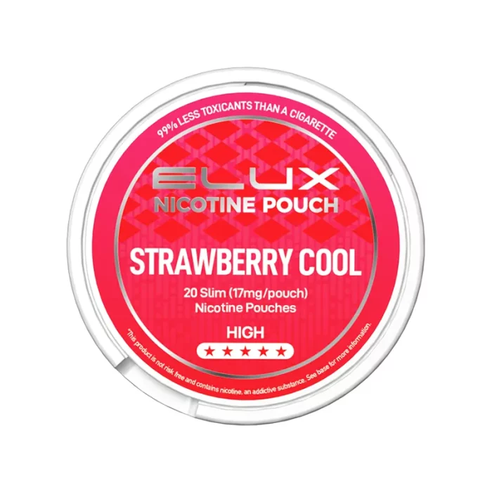 Elux Nicotine Pouches 17mg Strawberry Cool | Guardian Vape Shop