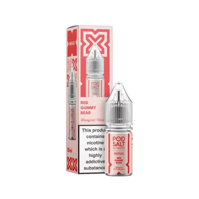 Pod Salt Nexus Nic Salt E-Liquids Red Gummy Bear | Guardian Vape Shop