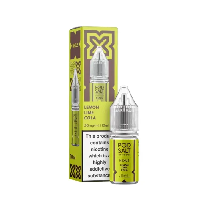 Pod Salt Nexus Nic Salt E-Liquids Lemon Lime Cola | Guardian Vape Shop