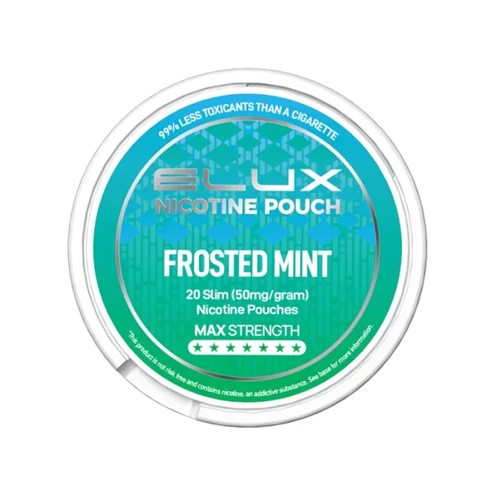 Elux Nicotine Pouches 50mg Frosted Mint | Guardian Vape Shop