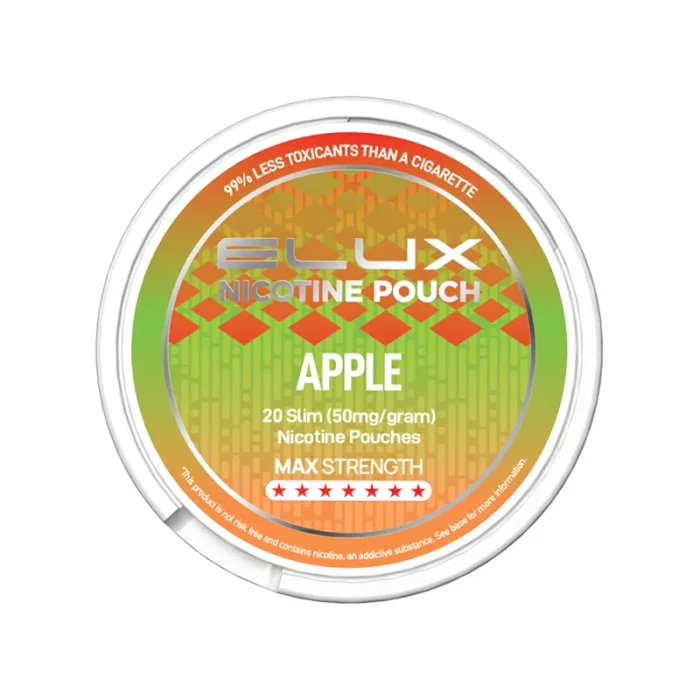 Elux Nicotine Pouches 50mg Apple | Guardian Vape Shop