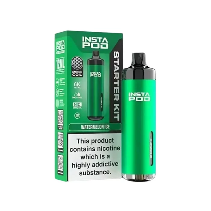 InstaPod 6000 Vape Pod Kit Watermelon Ice | Guardian Vape Shop