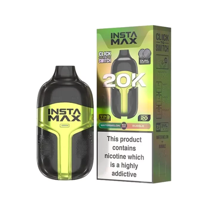 Insta Max 20K Disposable Vape Watermelon Bubble | Guardian Vape Shop