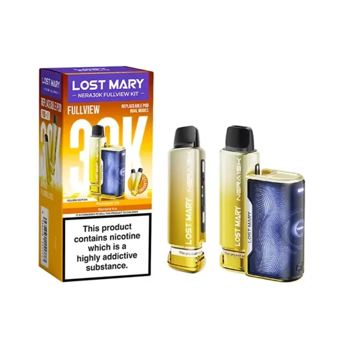 Lost Mary Nera 30K Fullview Pod Kit Yellow Edition | Guardian Vape Shop
