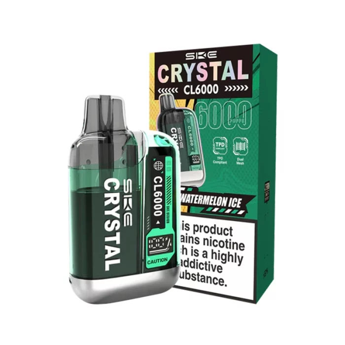SKE Crystal CL6000 Vape Pod Kit Watermelon Ice | Guardian Vape Shop