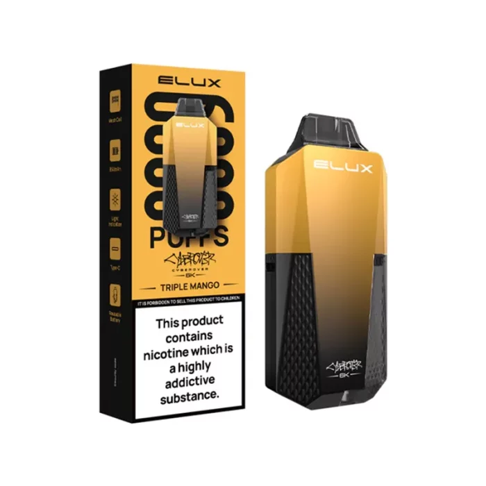 Elux Cyberover 6000 Puff Disposable Triple Mango | Guardian Vape Shop