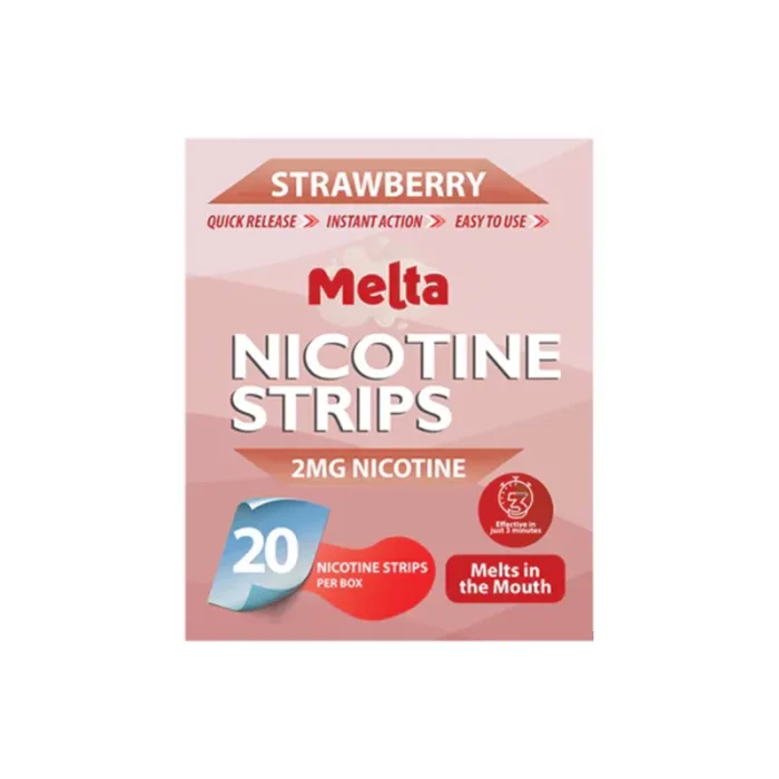 Melta Nicotine Strips Strawberry | Guardian Vape Shop