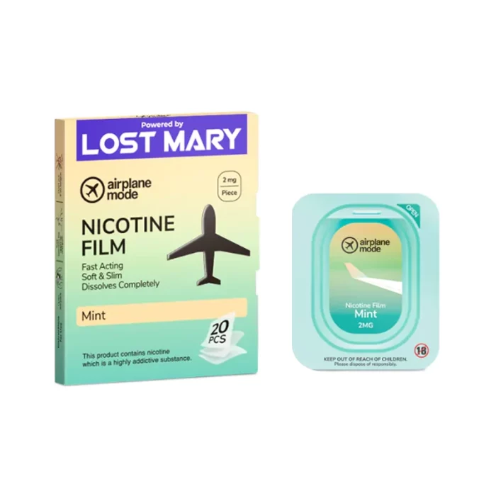 Lost Mary Airplane Mode Nicotine Film Strips Mint 2mg | Guardian Vape Shop