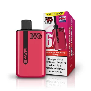 IVG SAVR Vape Pod Kit Strawberry Raspberry Cherry | Guardian Vape Shop