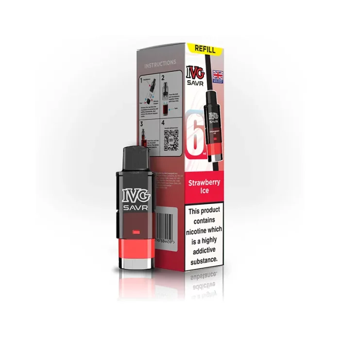 IVG SAVR Pods Prefilled Strawberry Ice | Guardian Vape Shop