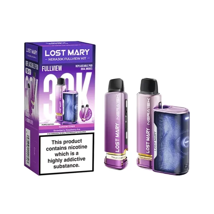 Lost Mary Nera 30K Fullview Pod Kit Purple Edition | Guardian Vape Shop