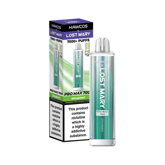 Hawcos x Lost Mary Pro Max 7000 Puffs Spearmint | Guardian Vape Shop
