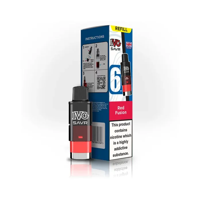 IVG SAVR Pods Prefilled Red Fusion | Guardian Vape Shop