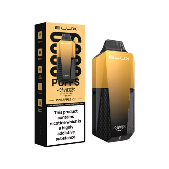 Elux Cyberover 6000 Puff Disposable Pineapple Ice | Guardian Vape Shop