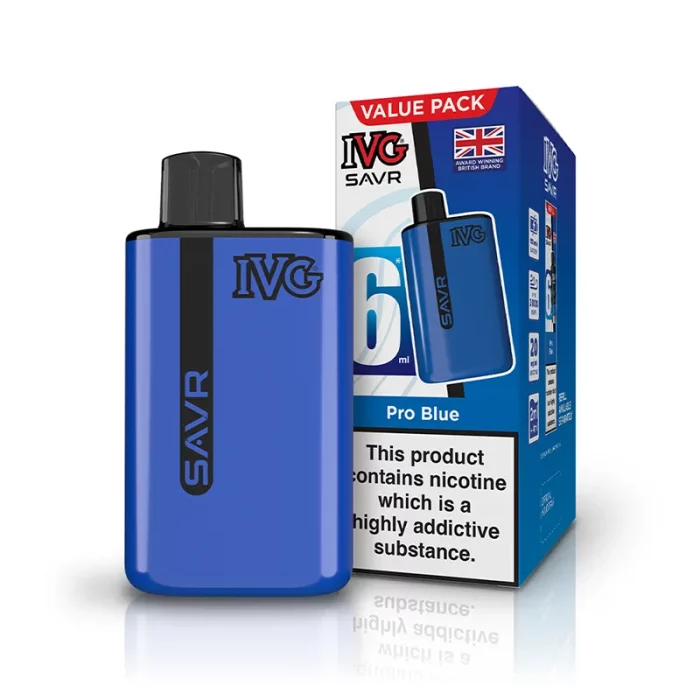 IVG SAVR Vape Pod Kit Pro Blue | Guardian Vape Shop