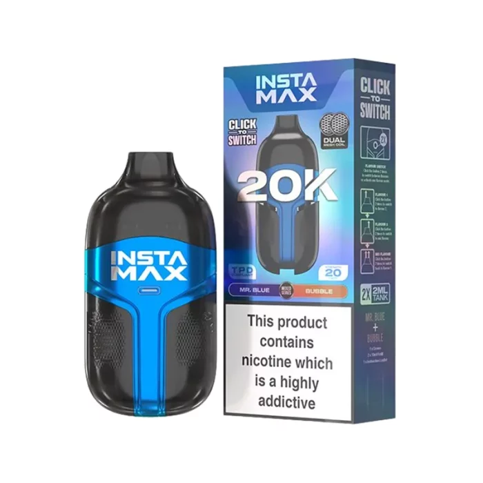 Insta Max 20K Disposable Vape Mr Blue Bubble | Guardian Vape Shop