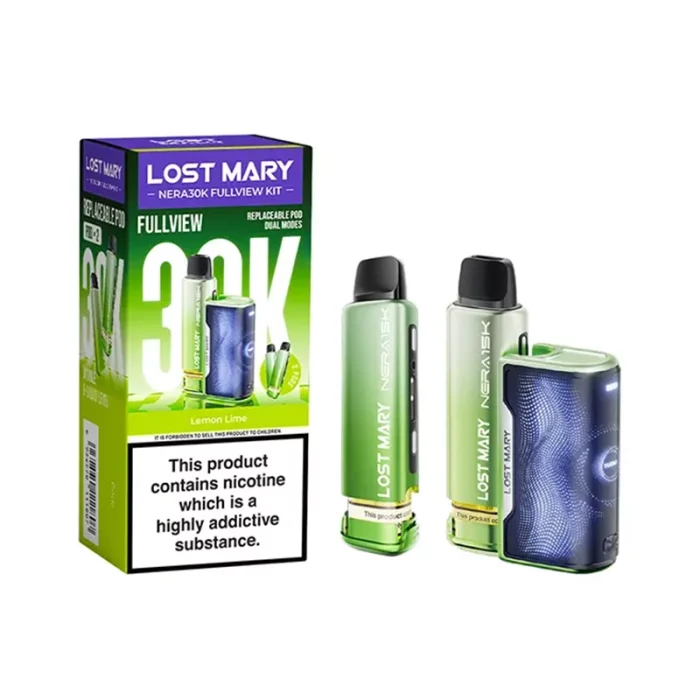 Lost Mary Nera 30K Fullview Pod Kit Lemon Lime | Guardian Vape Shop
