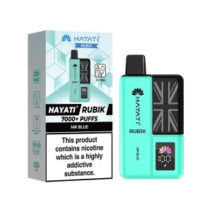 Hayati Rubik 7000 Puffs Disposable Mr Blue | Guardian Vape Shop
