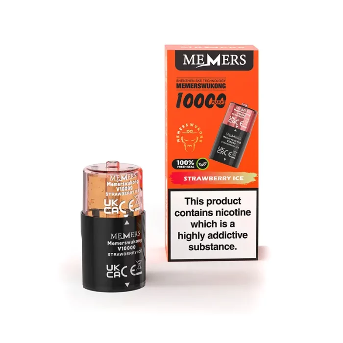 Memers Wukong V10000 Pods Prefilled Strawberry Ice | Guardian Vape Shop