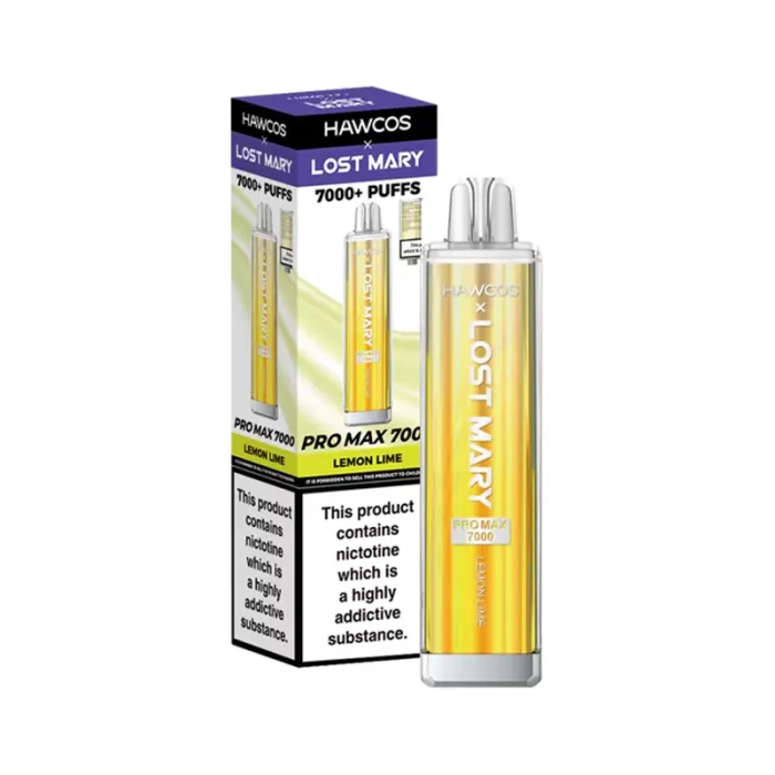 Hawcos x Lost Mary Pro Max 7000 Puffs Lemon Lime | Guardian Vape Shop